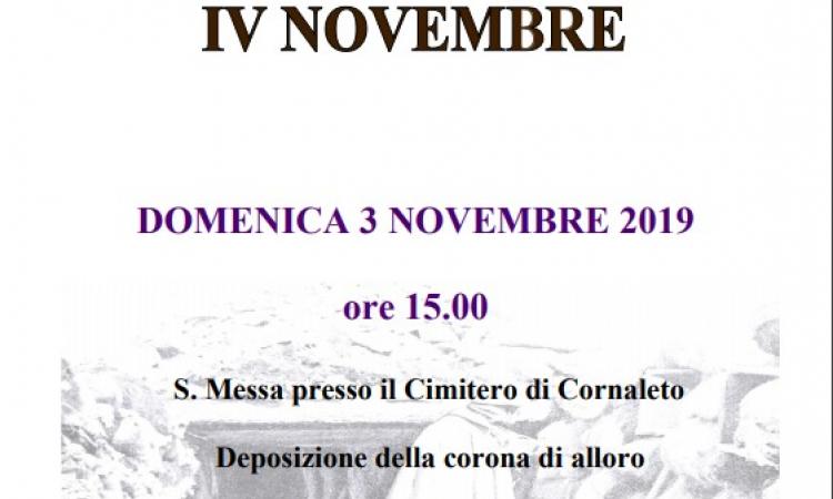 Locandina Commemorazione IV Novembre